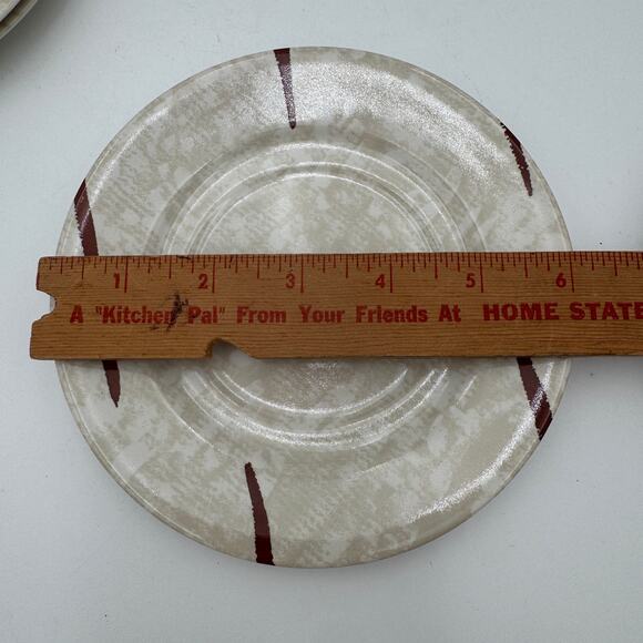 222 Fifth Saucers in Animal Print Set of 6 - Picture 4 of 8